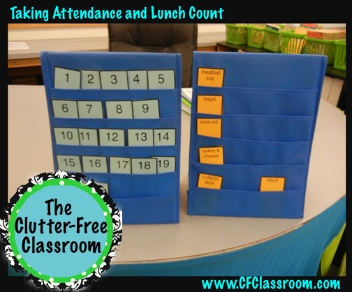 Learn how to take attendance using an attendance tracker, morning activities, and elementary procedures using easy routines and classroom management strategies from the Clutter Free Classroom. Make taking attendance fun!