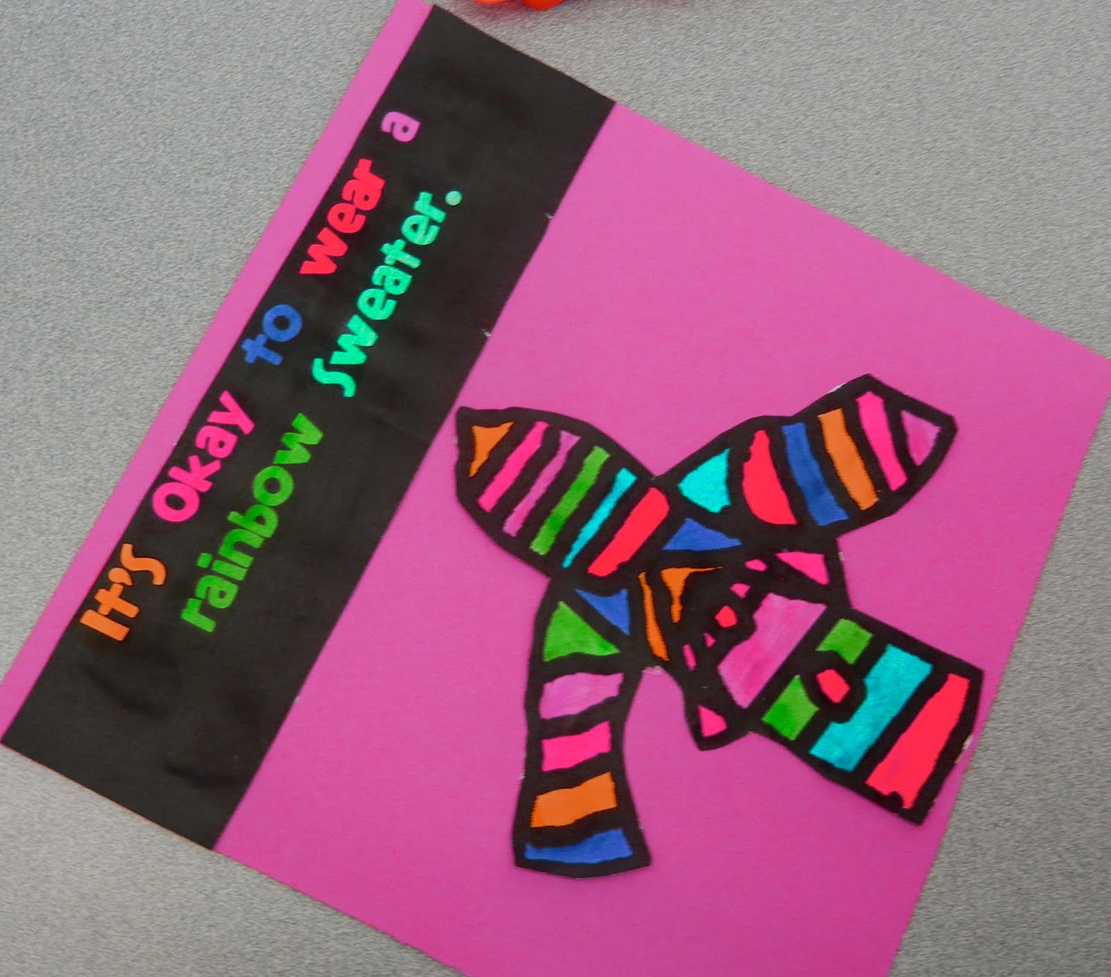 Elementary kids get creative with bullying prevention. It’s OK to Be Different is a book by Todd Parr that teaches lessons to kids about being true to yourself and having self-confidence. These activities include reading, writing, art and computer skills and make a great bulletin board for first, second, third, and fourth grade classrooms.