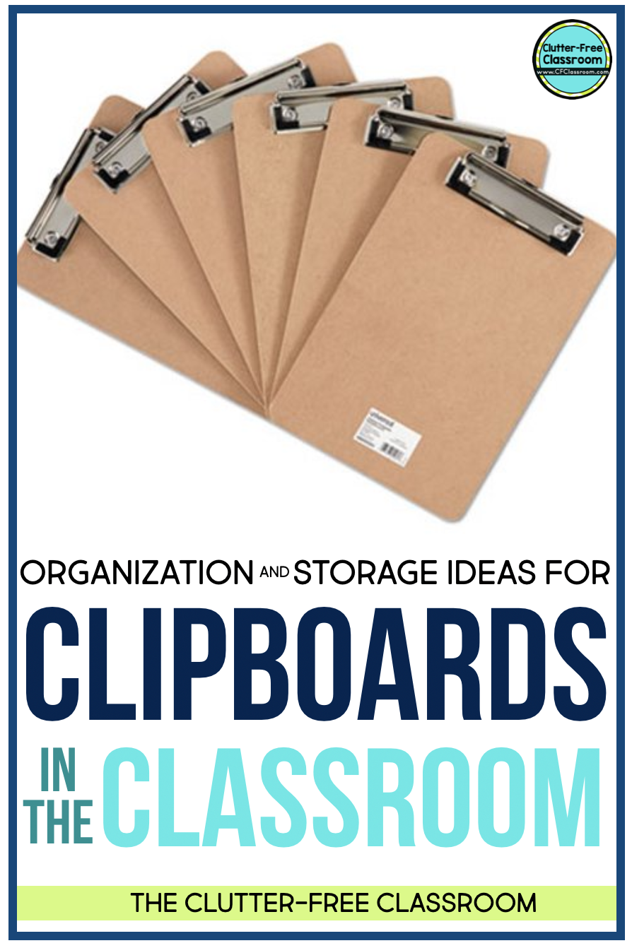 Organizing clipboards can be hard because they are so cumbersome! There are so many storage solutions I have come up with including the use of containers, crates, bins and boxes to organize clipboards. 