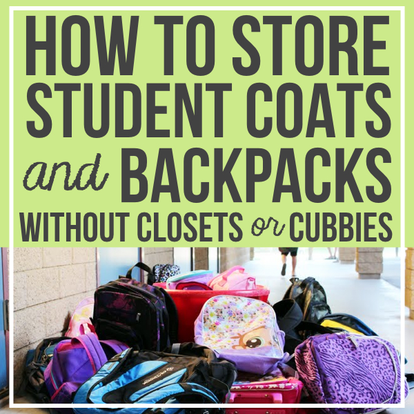 classroom backpack storage ideas