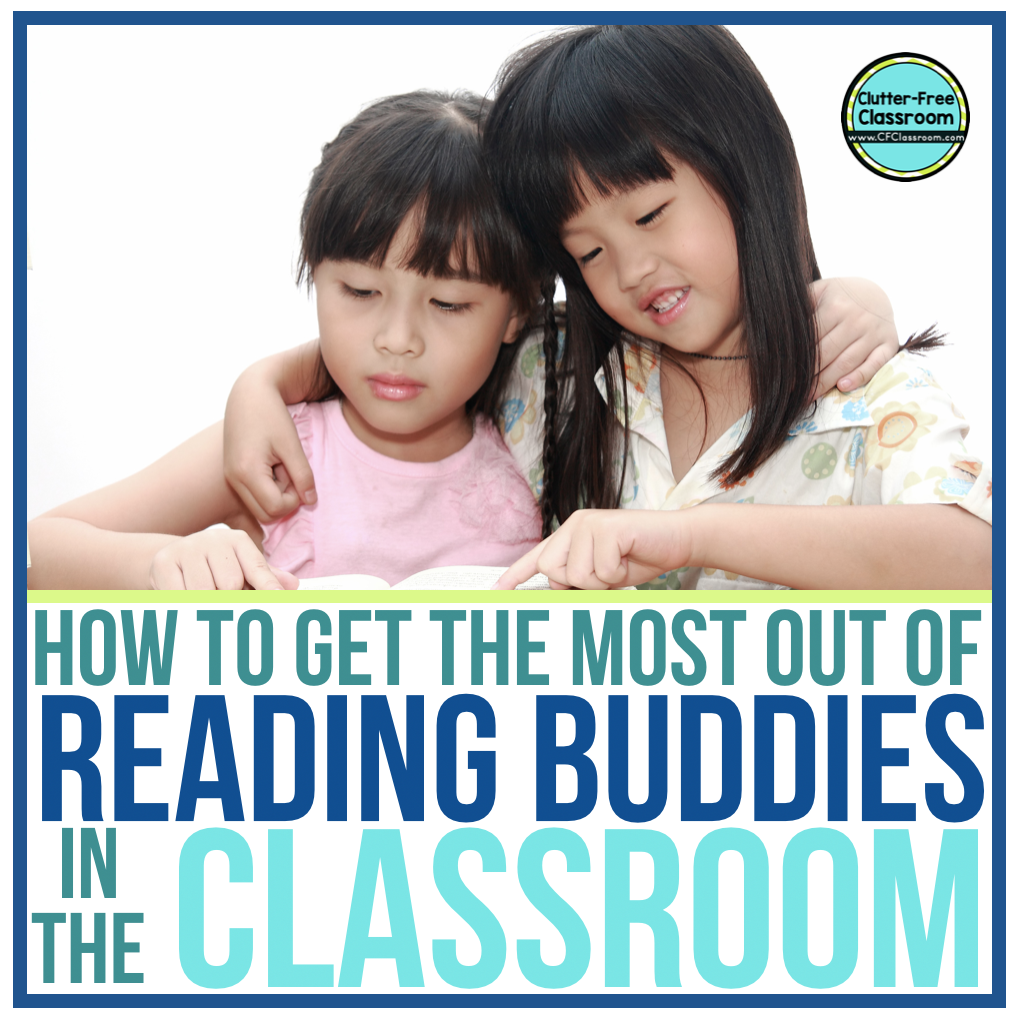How does the Clutter Free Classroom manage elementary book buddies, book clubs, and reading partners in her classroom? She shares her classroom management strategies and tips for accountability for read to someone, reading partnerships, and partner activities and responses with anchor chart and poster ideas.