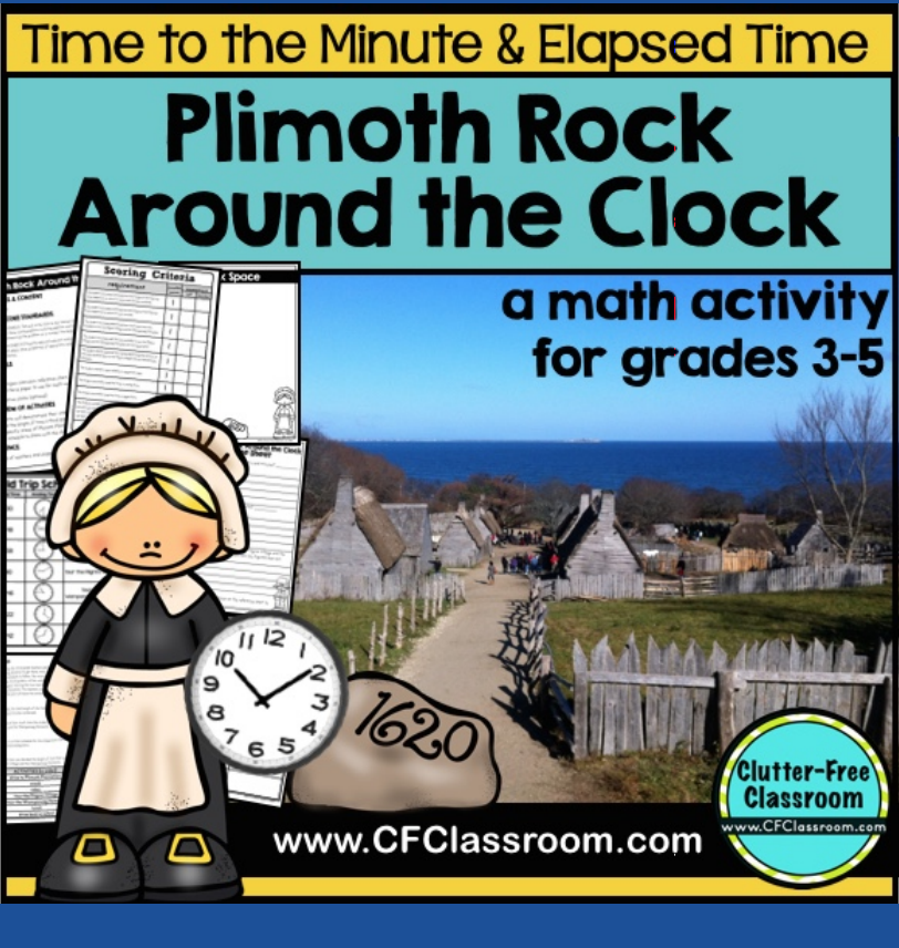 Elapsed time strategies will help third grade & 4th graders with word problems, worksheets, on assessments & with other projects that require critical thinking. Using a number line is a great strategy to use when completing elapsed time activities, task cards, performance based assessments & project based learning activities. Use the example on an anchor chart & the Clutter-Free printables in your guided math lesson to provide practice to 3rd grade, fourth grade or homeschool students.