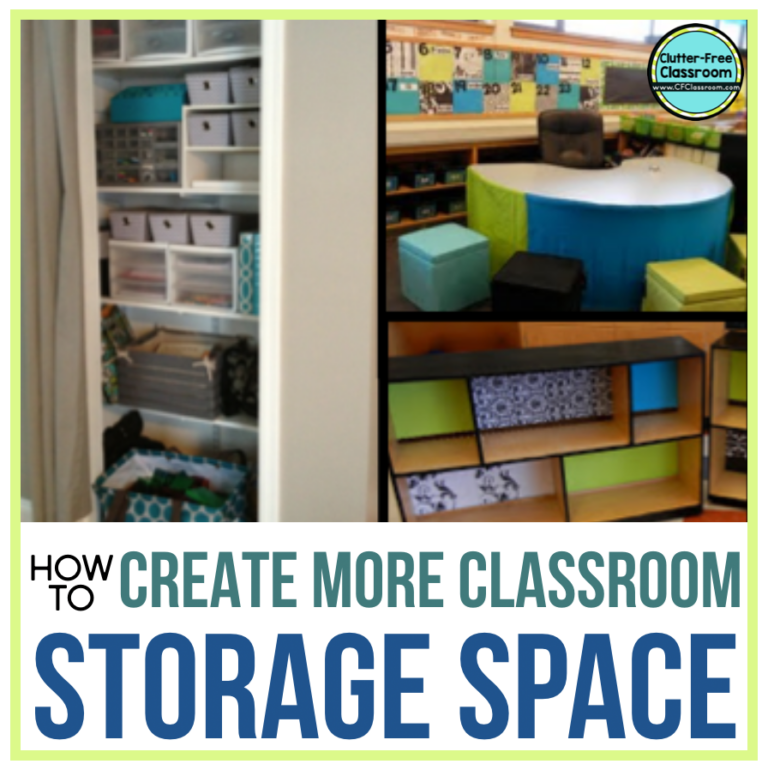 Classroom Storage Ideas for Elementary Teachers in 2024 (that are FREE ...