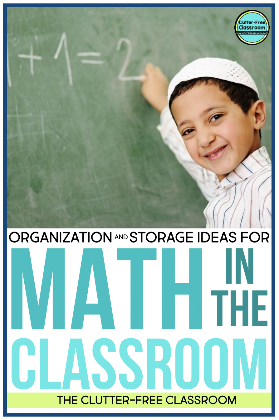 Math manipulatives at math centers and math stations end up everywhere during math workshop, guided math, and other hands-on learning opportunities! Read this blog post to find out how I found storage solutions that actually work like containers, bins, baskets, tubs, drawers, shelves, and more.