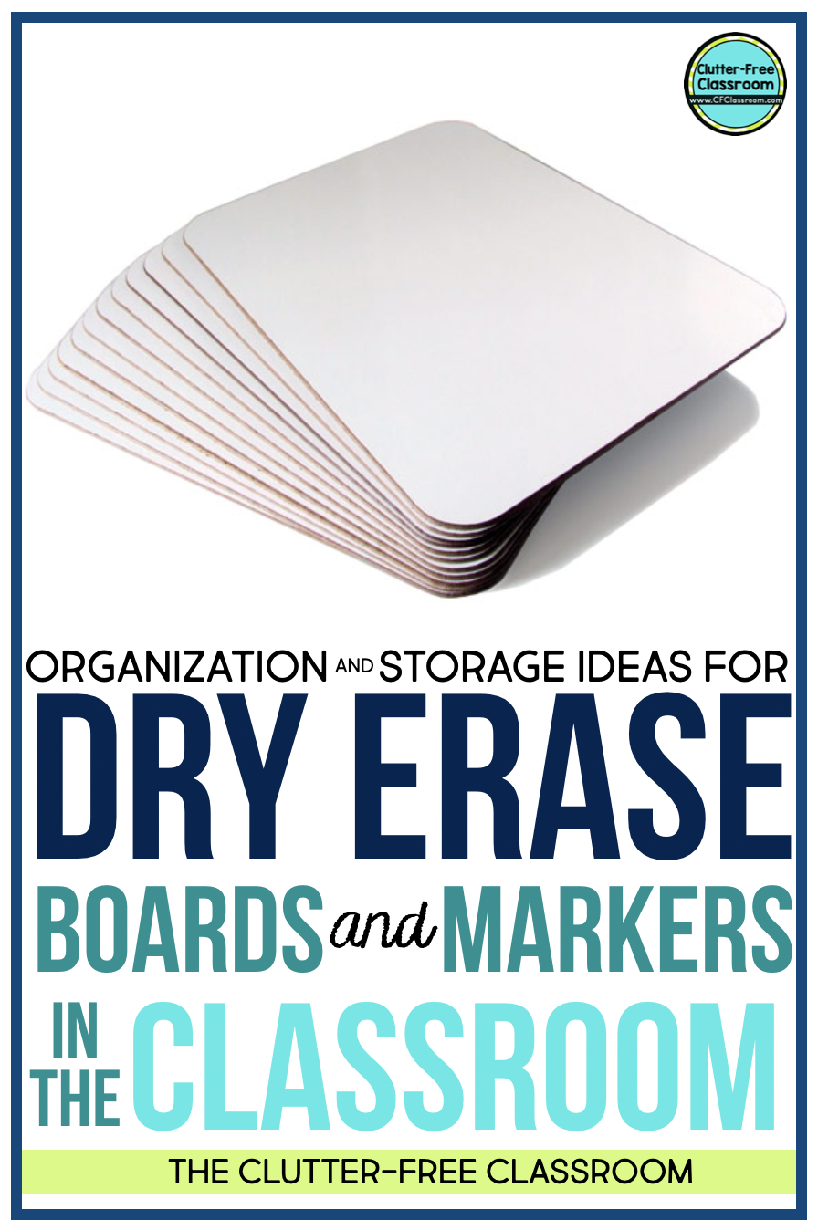 Make sure to grab these organization and storage ideas for dry erase boards and markers. These free and simple organizing ideas will help you organize white boards and white board markers on a budget using cheap crates, bins, and boxes.