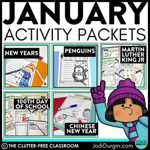 January activity packets
