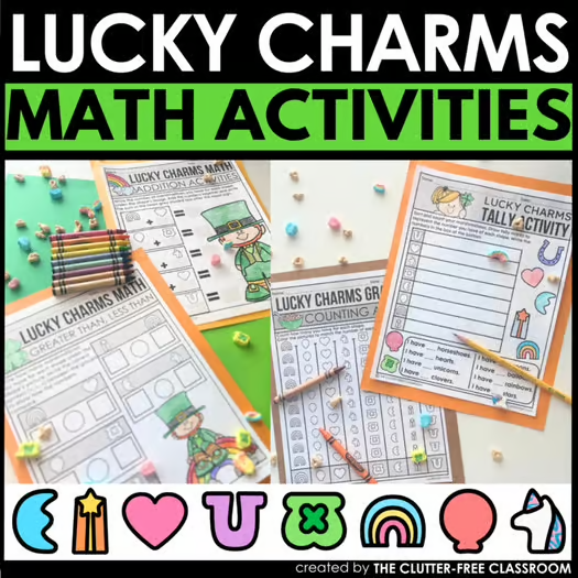Lucky Charms math activities