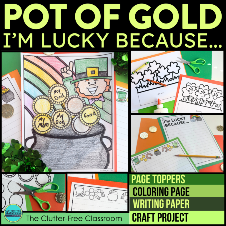 Pot of Gold Writing Activity