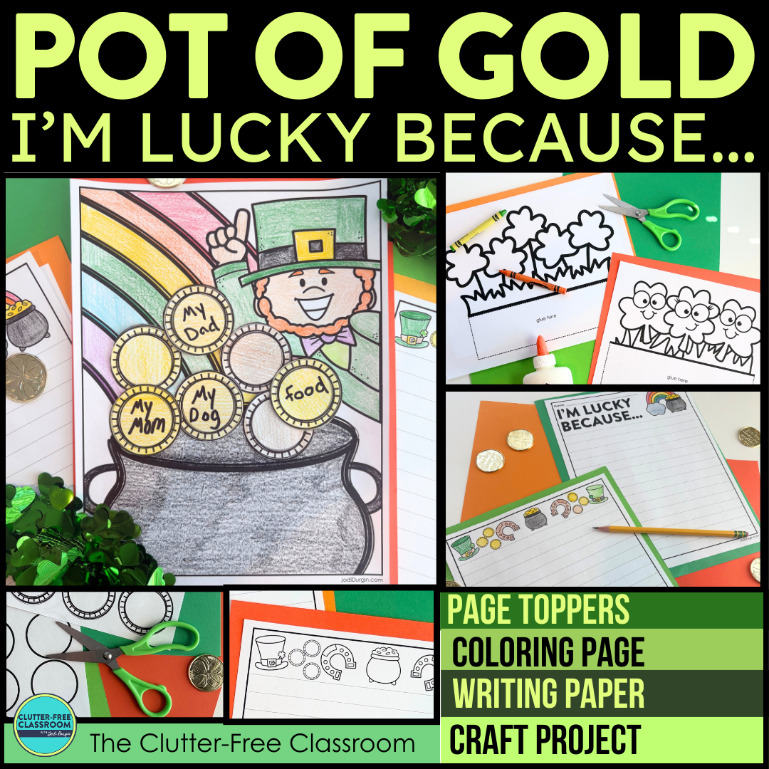 Pot of Gold Writing Activity