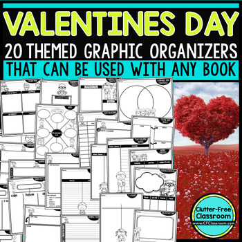 Valentine's Day graphic organizer activities