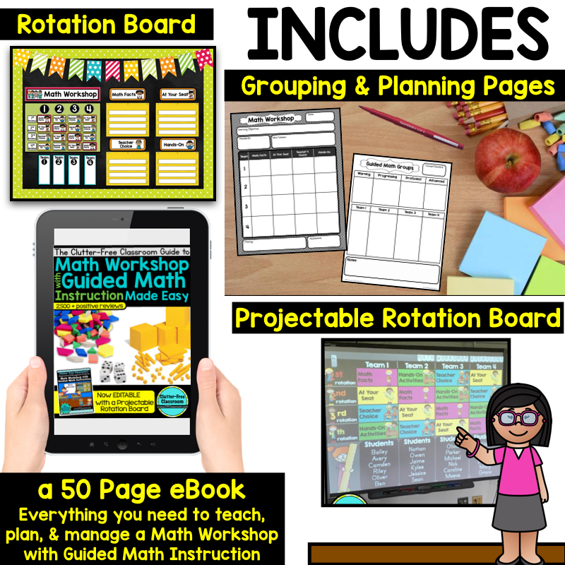 Learn how to instantly improve your math instruction and increase student learning by using a math workshop with guided math in your elementary classroom.