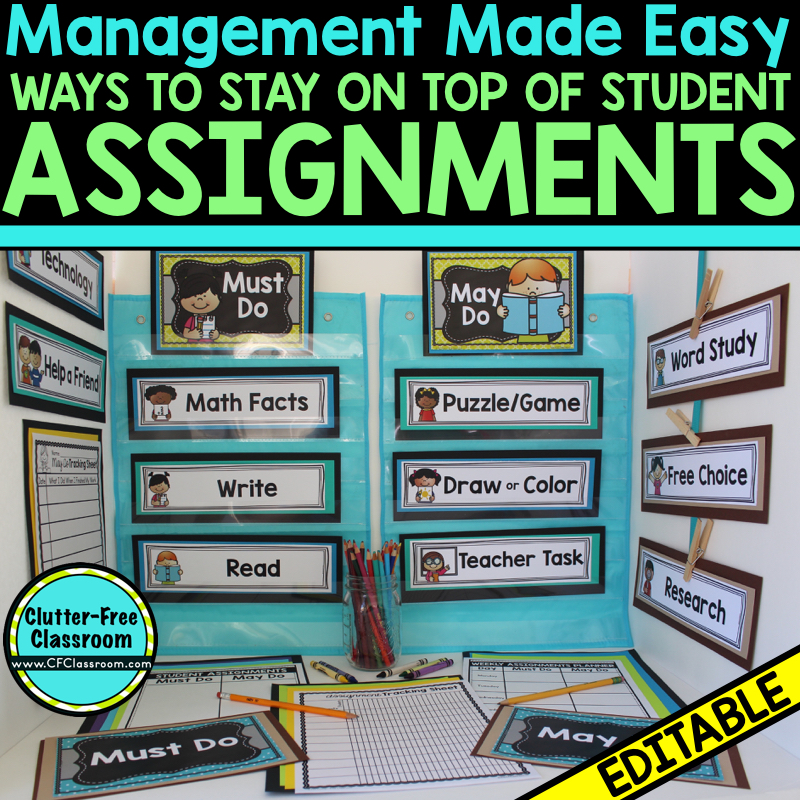 Teachers can improve classroom management by creating a system for managing student assignments. This article explains how to create an easy plan to log and track student assignments so elementary school students always know what is expected.