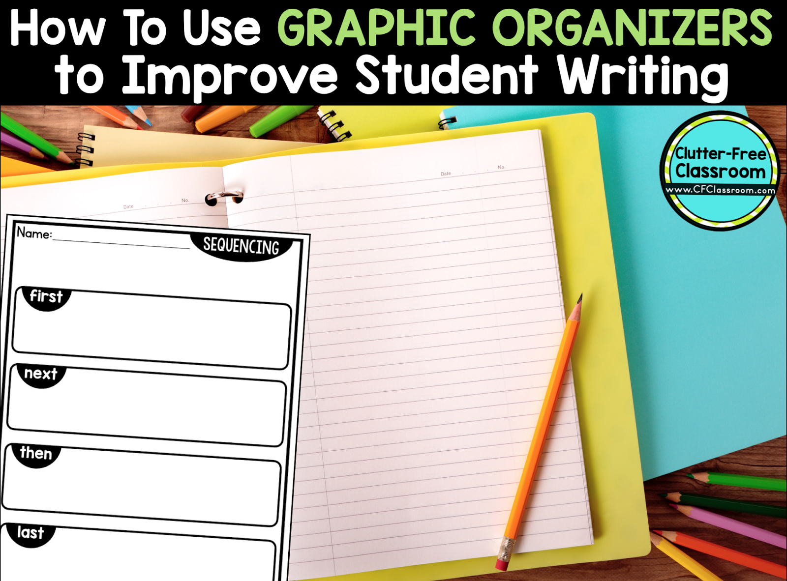 Writing write about your school. Using graphic Organizers book. How students can use a graphic Organizer.