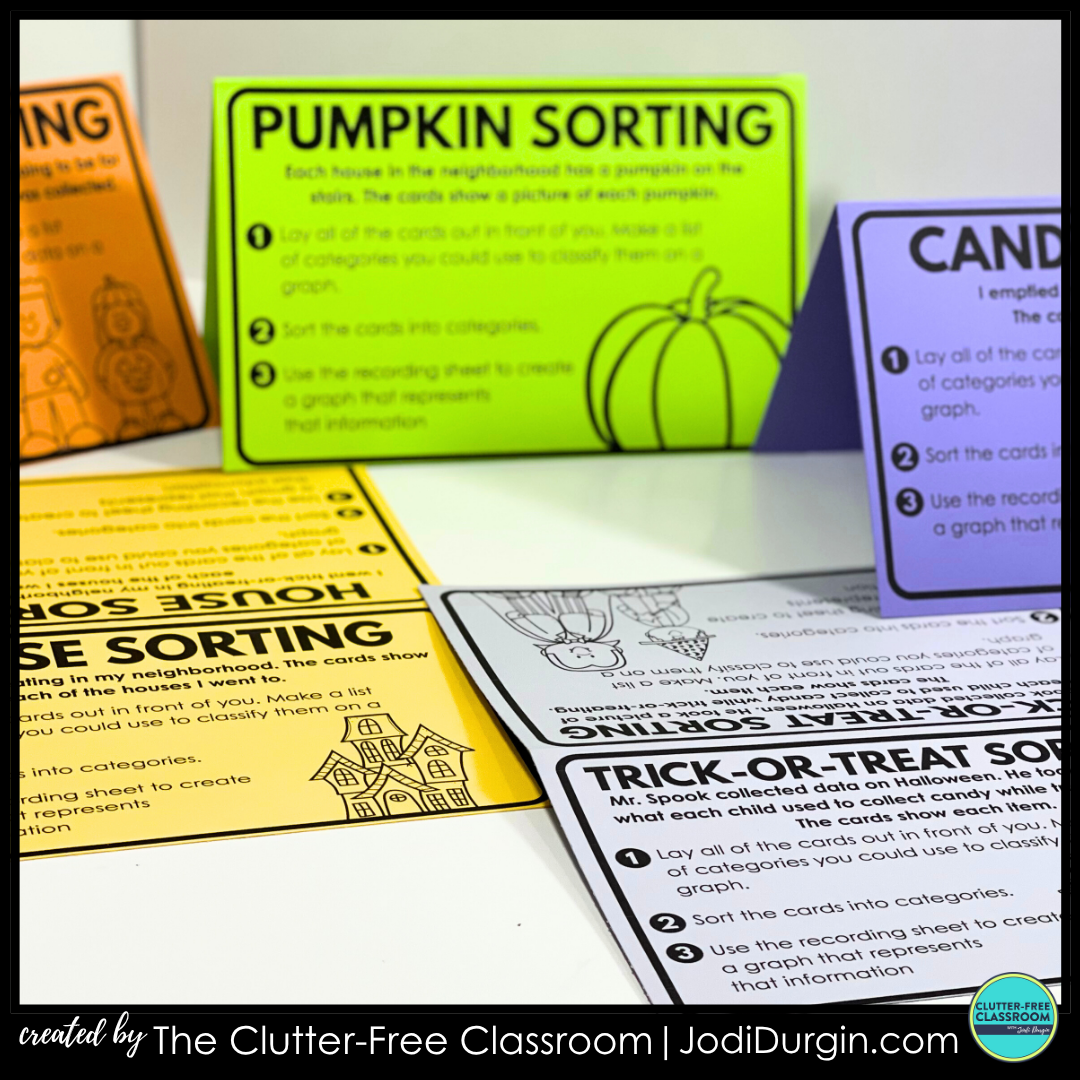 Halloween graphing activities