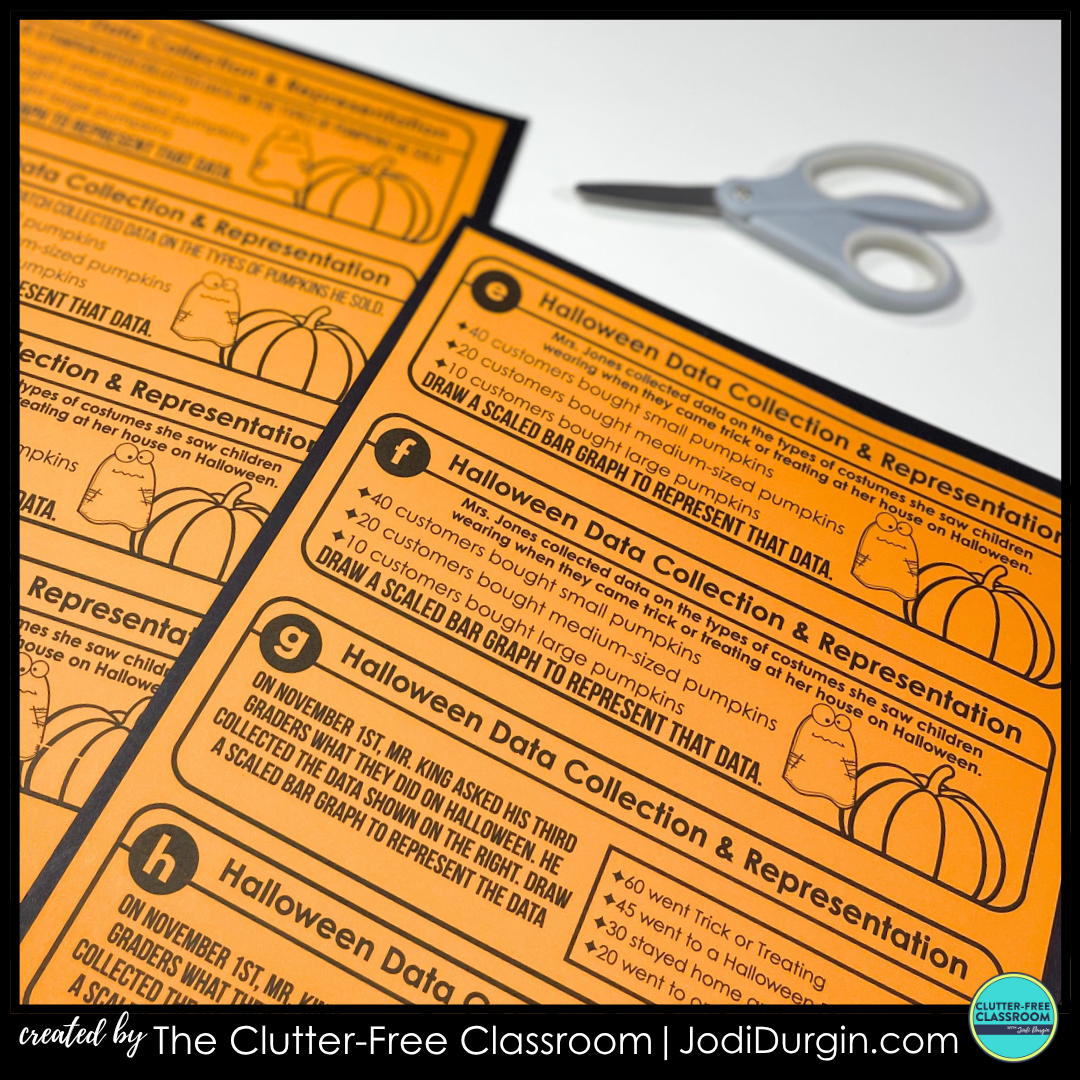 Halloween graphing activities