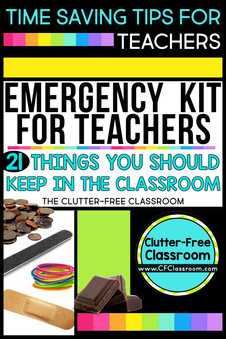 There's nothing worse than not having something you desperately need when in your classroom. That's why you need a teacher emergency kit. There are plenty of kits you can buy out there, but I prefer the DIY version. See everything a veteran teacher feels you need to get started. This is a great teacher gift, perfect for back to school or ANY time of year. Teachers at all grade levels will appreciate having one of these on hand. 