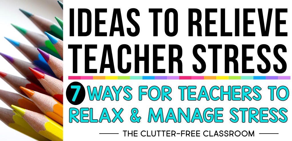 Stress relief for teachers