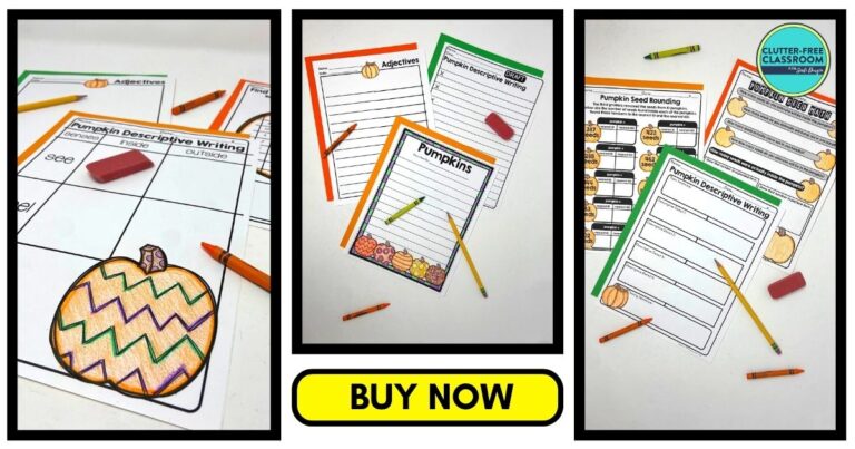 Free Printable Pumpkin Activities for Elementary Teachers in 2025 ...