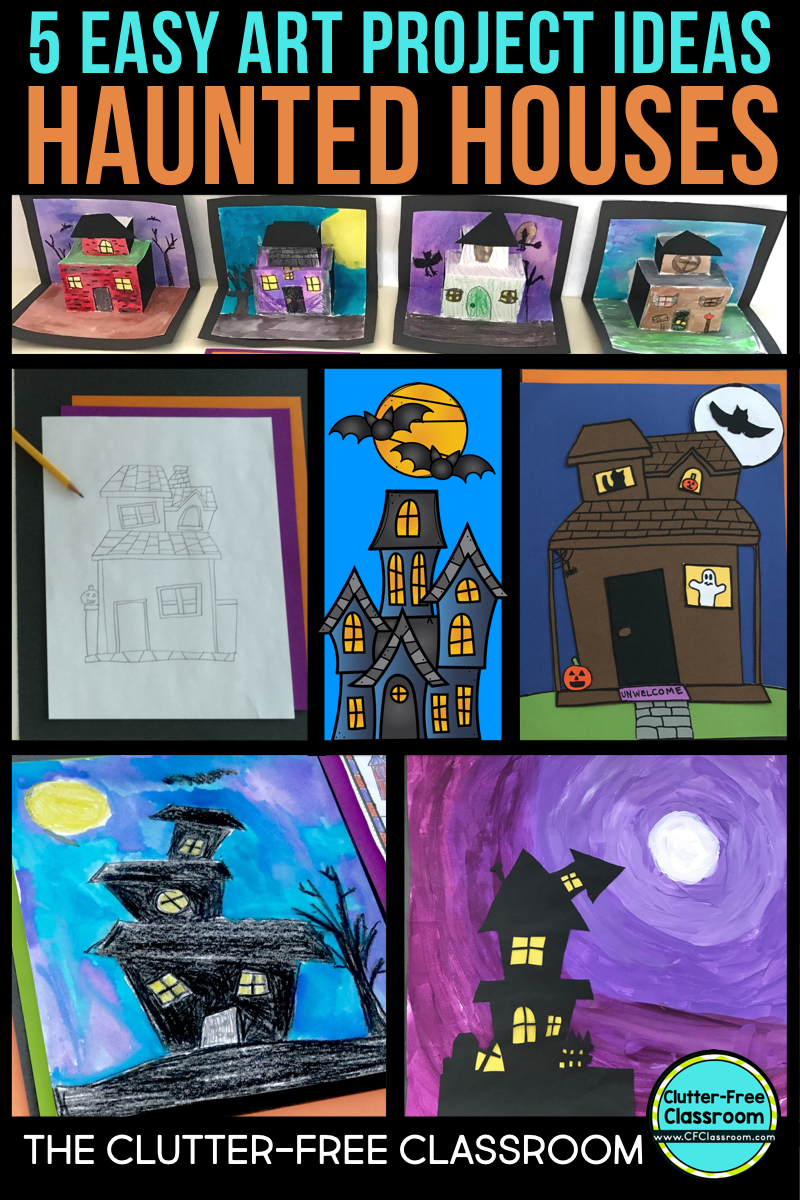 5 haunted house craft project ideas for elementary students