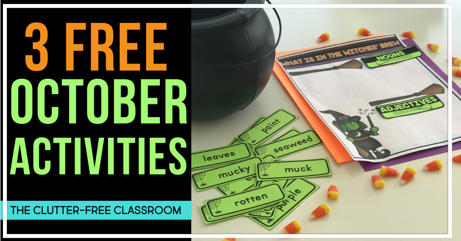 free Halloween activities for elementary students