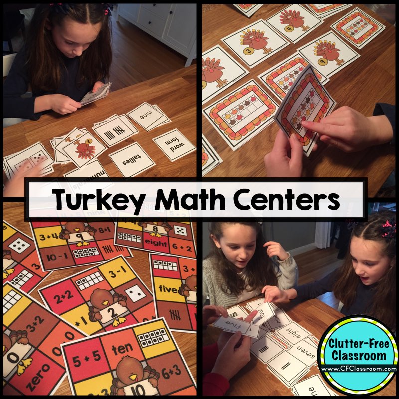 Free math manipulatives are a good thing, right? It seemed perfect my November math centers for Kindergarten and first grade...until things took a turn. Read on to find out why using them for math activities, in a science center or as counters may not turn out as planned. 