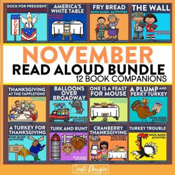November interactive read aloud lesson plans