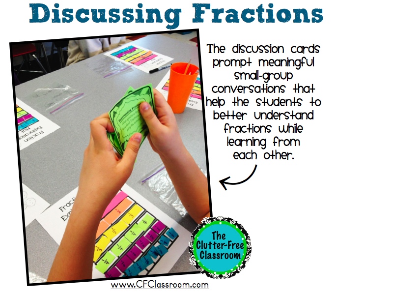 Fractions activities for 3rd grade (or even 2nd, 4th, or 5th) can be fun. Introducing and teaching a fractions unit is easy with these Clutter - Free worksheets and printables. Vocabulary, fraction strips, anchor charts and more are key to understanding fractions on a number line, ordering, comparing, reducing, decomposing, adding, subtracting, multiplying, and converting fractions to decimals on worksheets or in word problems.