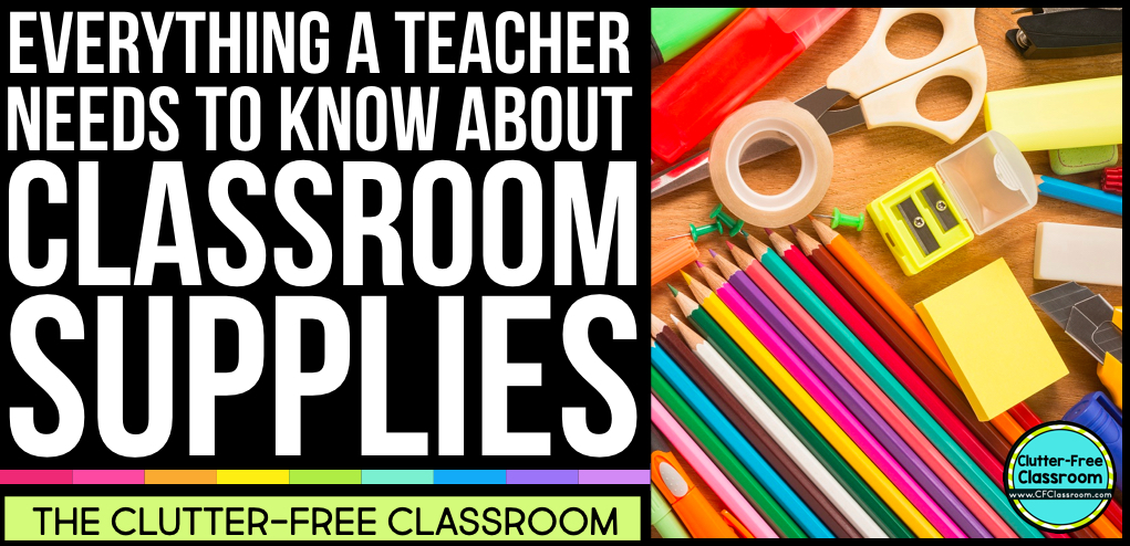 10 Must Have Classroom Supplies You Didn't Know You Needed 