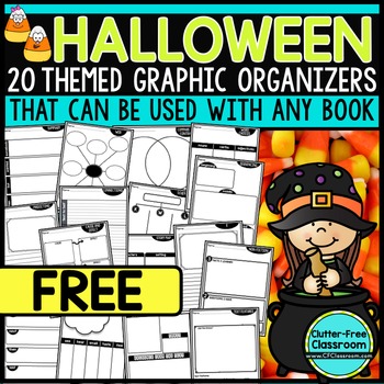 free Halloween graphic organizers