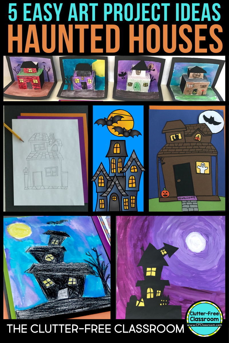 completed haunted house for sale art project examples