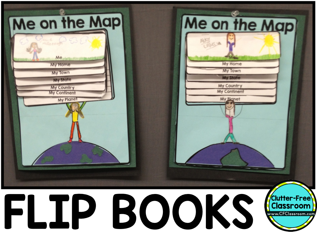 These Me on the Map Activities include a flip book printable and a me on the map craft that makes a great bulletin board. Add it to your lesson plans for your map unit or study of the USA, Canada or Australia!