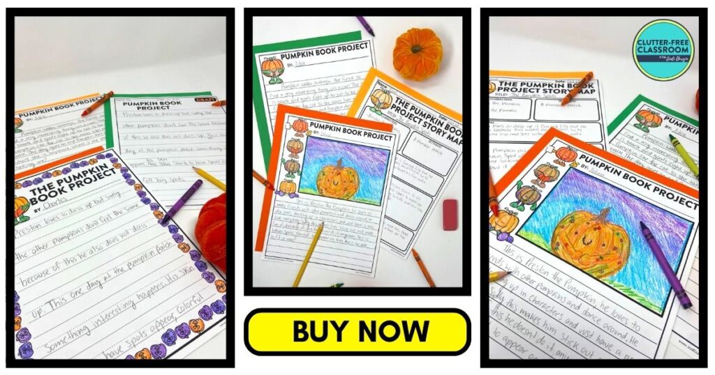 pumpkin book report project