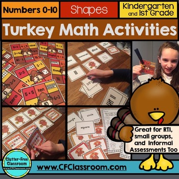 turkey math activities