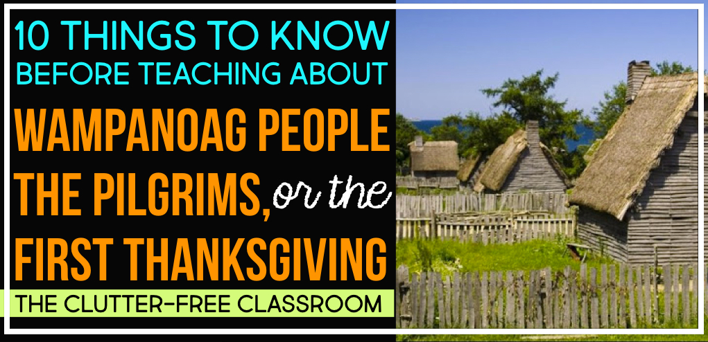 These Pilgrim & Wampanoag Native American Indians activities, free printables, & a list of First Thanksgiving books for kids will give first grade, second grade & third grade teachers ideas for social studies lessons, crafts & art projects.The facts for teachers, writing prompts, read alouds, interactive notebooks, lapbooks, & bulletin board displays are perfect for fourth grade, fifth grade, & homeschool curriculum too.There is more to Plymouth colony than pilgrim hats & the Mayflower.