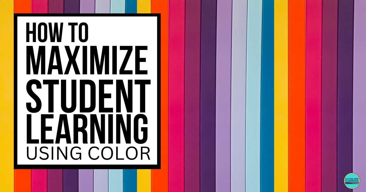 colorful classroom ideas