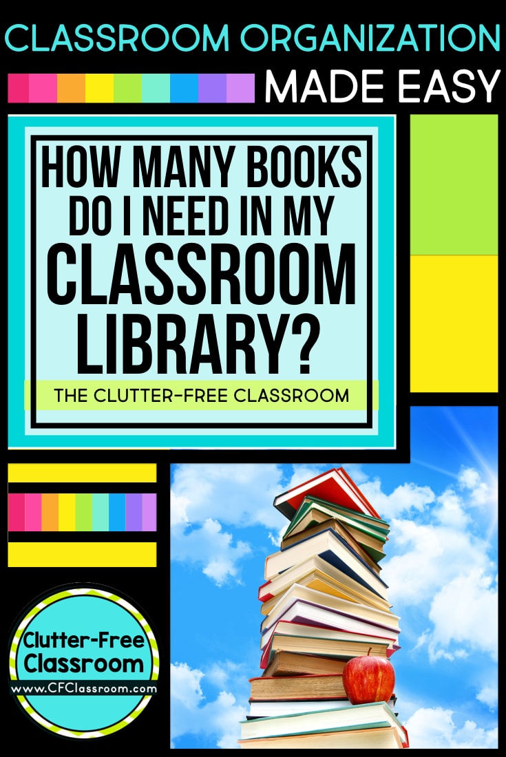 This page will answer the question, "How many books should a classroom library have" and will link teachers to ways to get free books for their own classrooms.