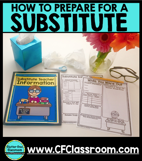 Planning for a Substitute Teacher: Tips and Ideas for Elementary