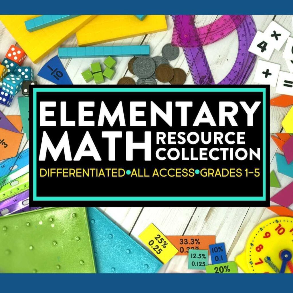 elementary math resource collection