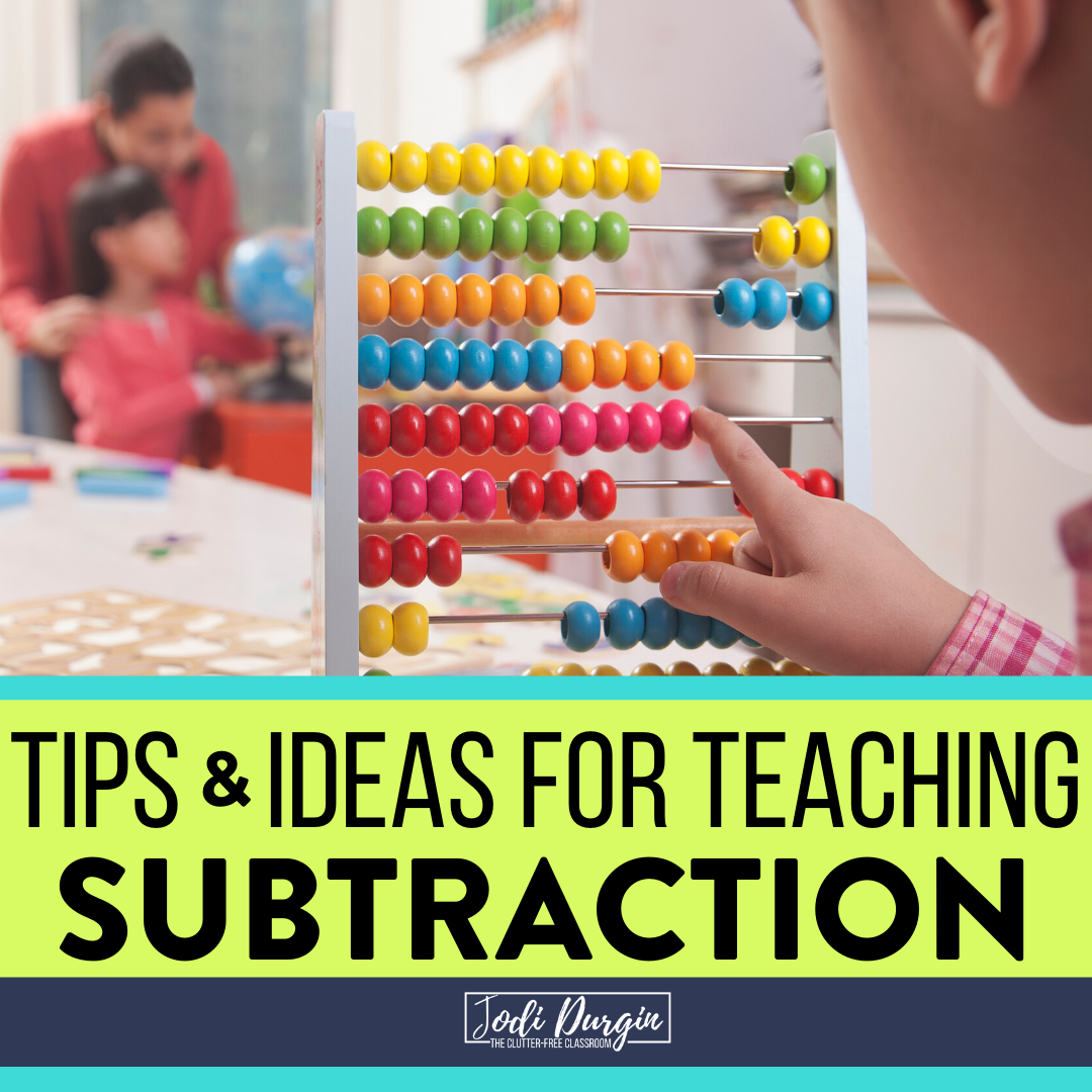 how to teach subtraction