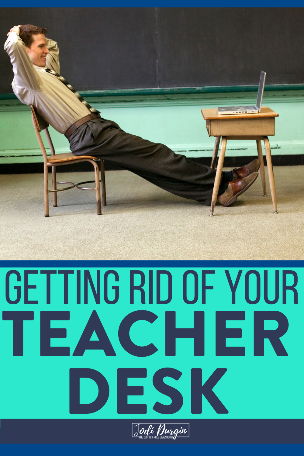 If you are interested in getting rid of your teacher desk, but are unsure of what to use to house all of your teaching supplies, resources, tools, and printables, then check out this Clutter-Free Classroom blog post which will provide tips and ideas as you begin this process. Read the post to learn more! #teacherdeskalternative #teacherdeskalternatives #teacherdeskideas #teacherdeskidea #elementaryclassroom #classroomsetup #classroominspiration