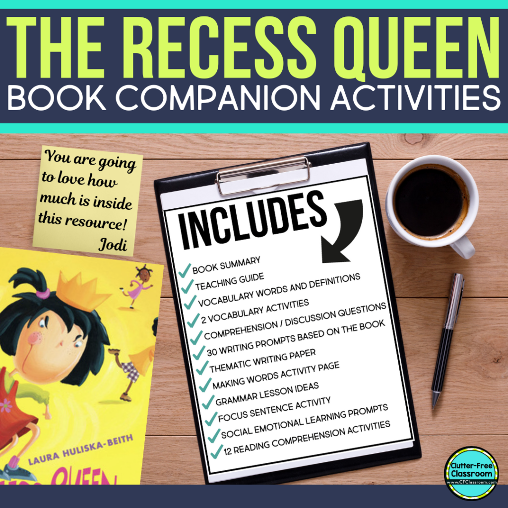 The Recess Queen book companion