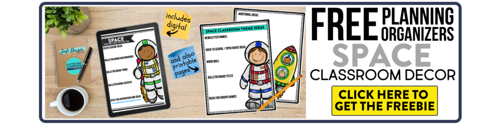 Space Classroom Theme Ideas for Elementary Teachers in 2024