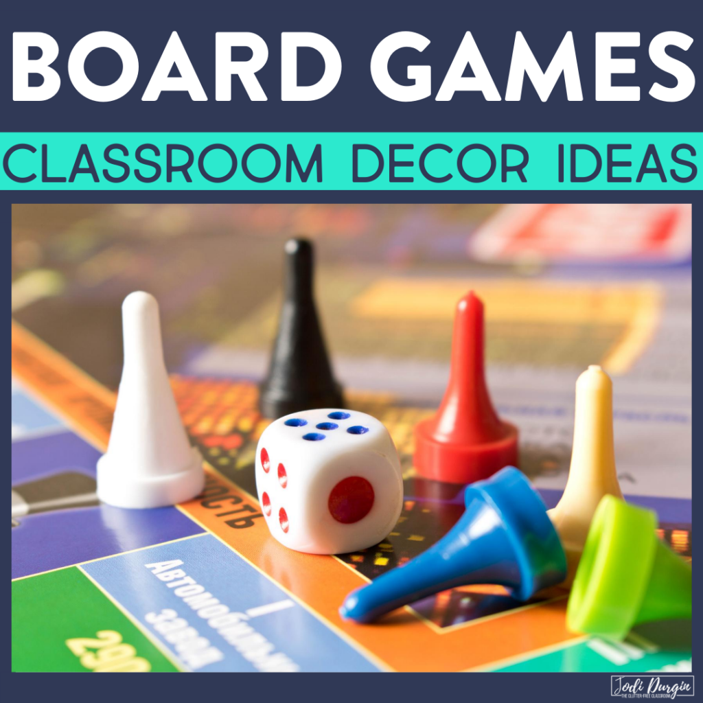 board game classroom decor ideas
