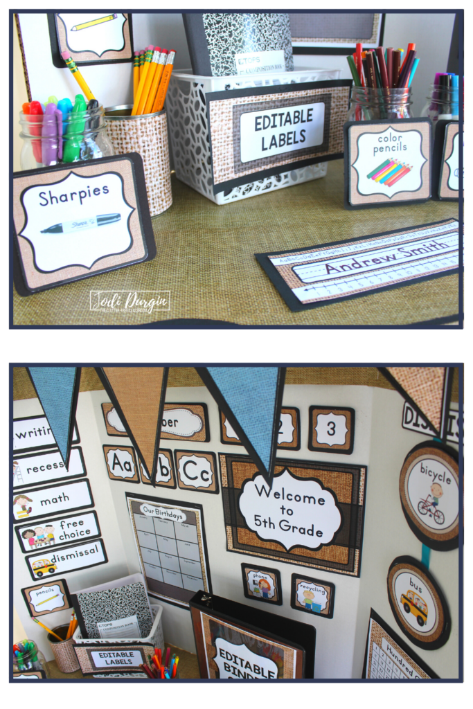 Burlap Classroom Theme Decor for Elementary Teachers in 2024 - Teaching ...