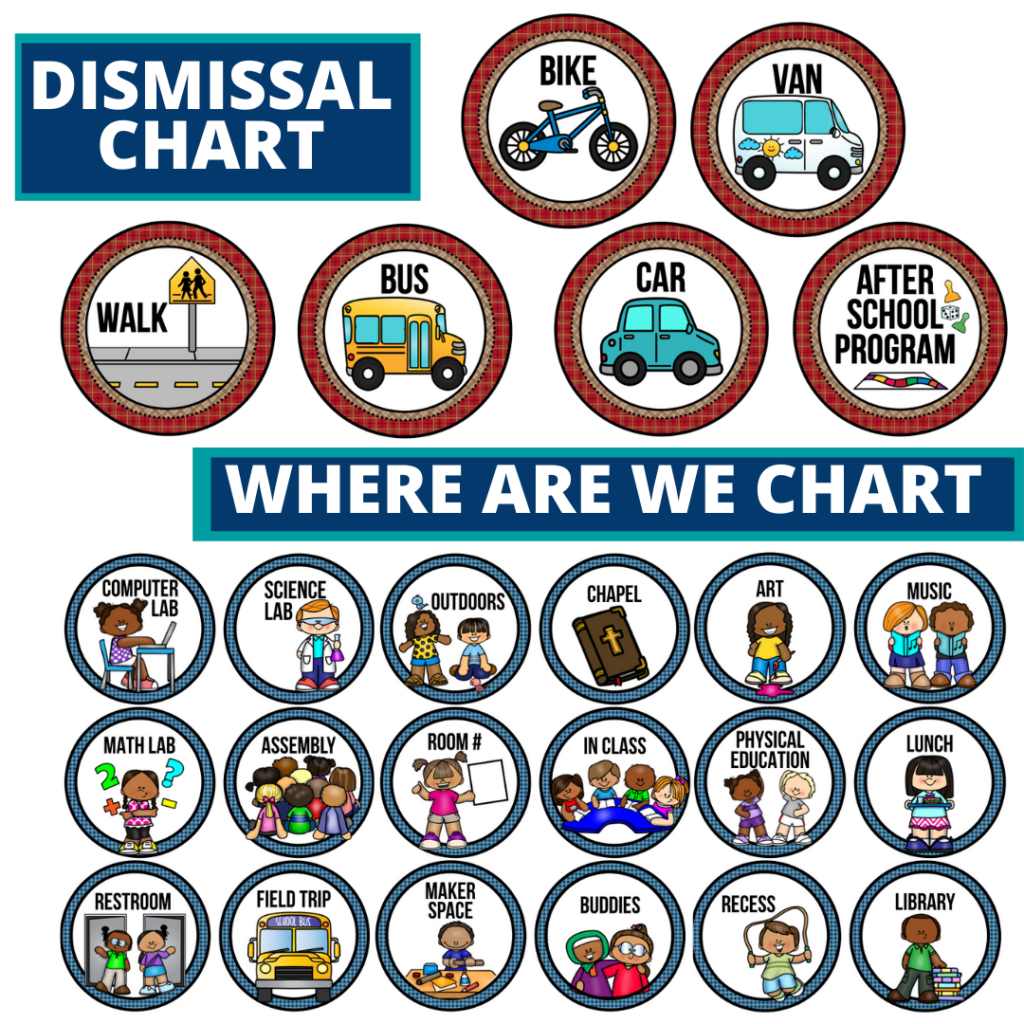 camping theme editable dismissal chart for elementary classrooms with for better classroom