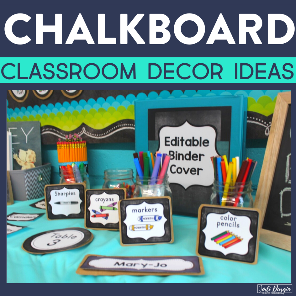 chalkboard classroom decor ideas