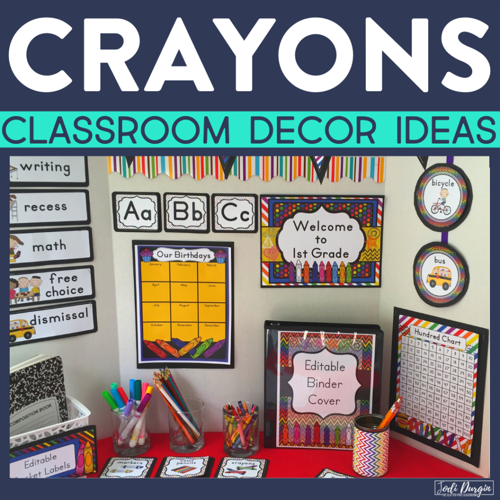 crayons classroom decor ideas