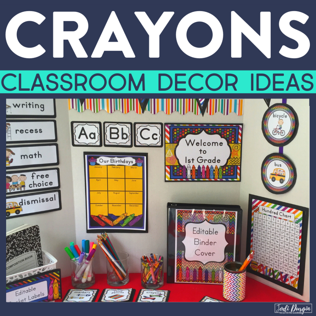 Brighten Your Classroom with Crayon Themed Decorating Ideas