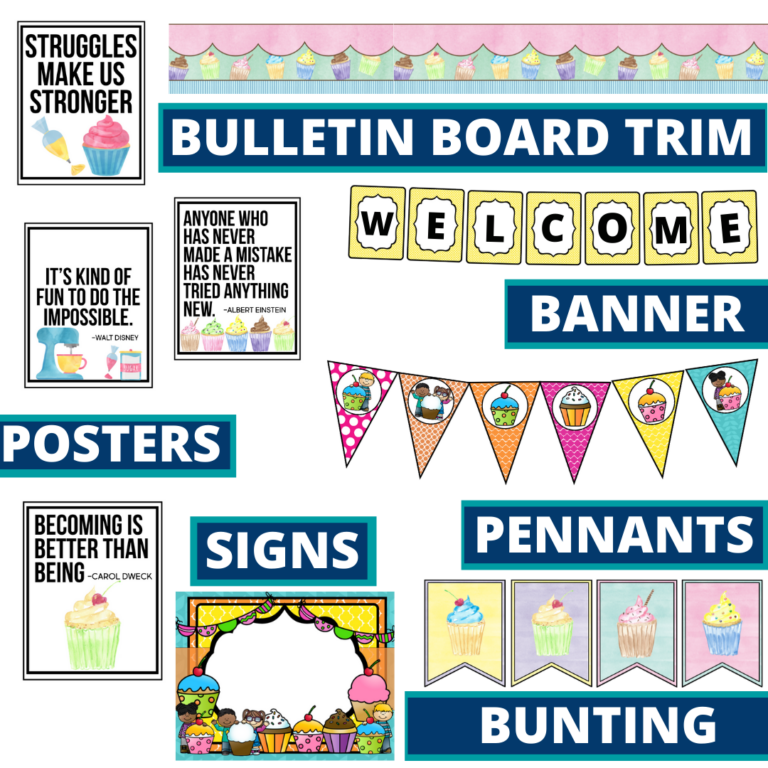 Cupcake Classroom Theme Ideas for Elementary Teachers in 2024 - Clutter ...