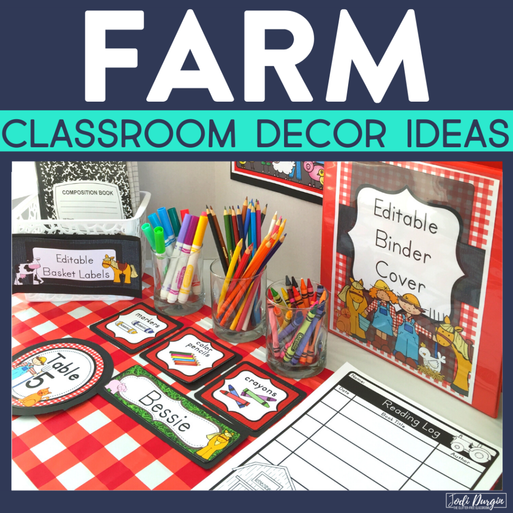 farm classroom decor ideas